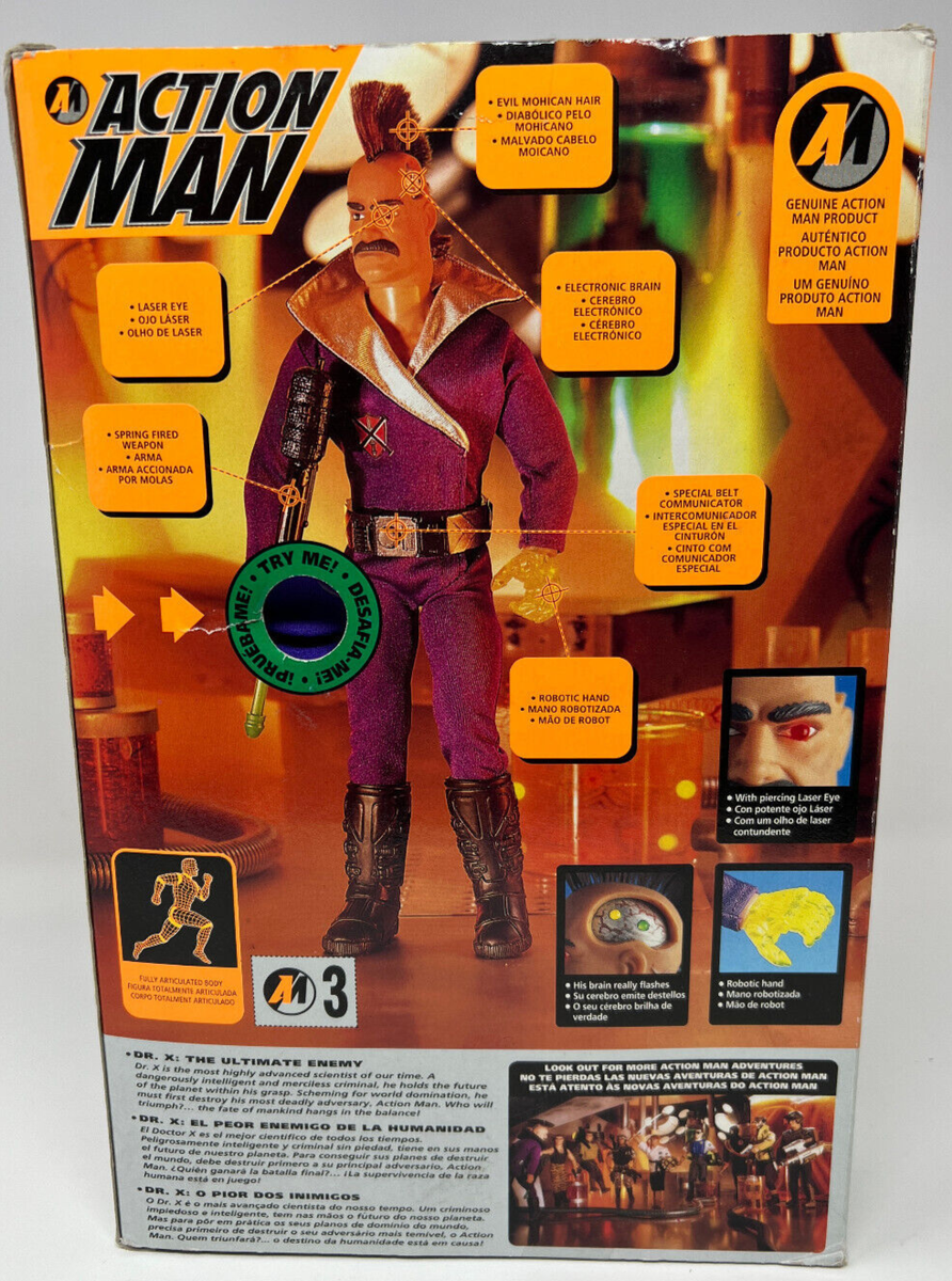 Hasbro Kenner 1995 - Action Man Dr. X 1:6 - Electronic Brain and