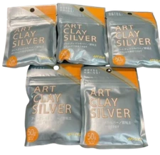 Art Clay Silver 50g Set of 5 Precious Metal Clay Handmade Original accessories