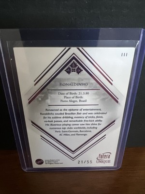 2024 Futera Unique The Greats Ronaldinho 21/55. | eBay