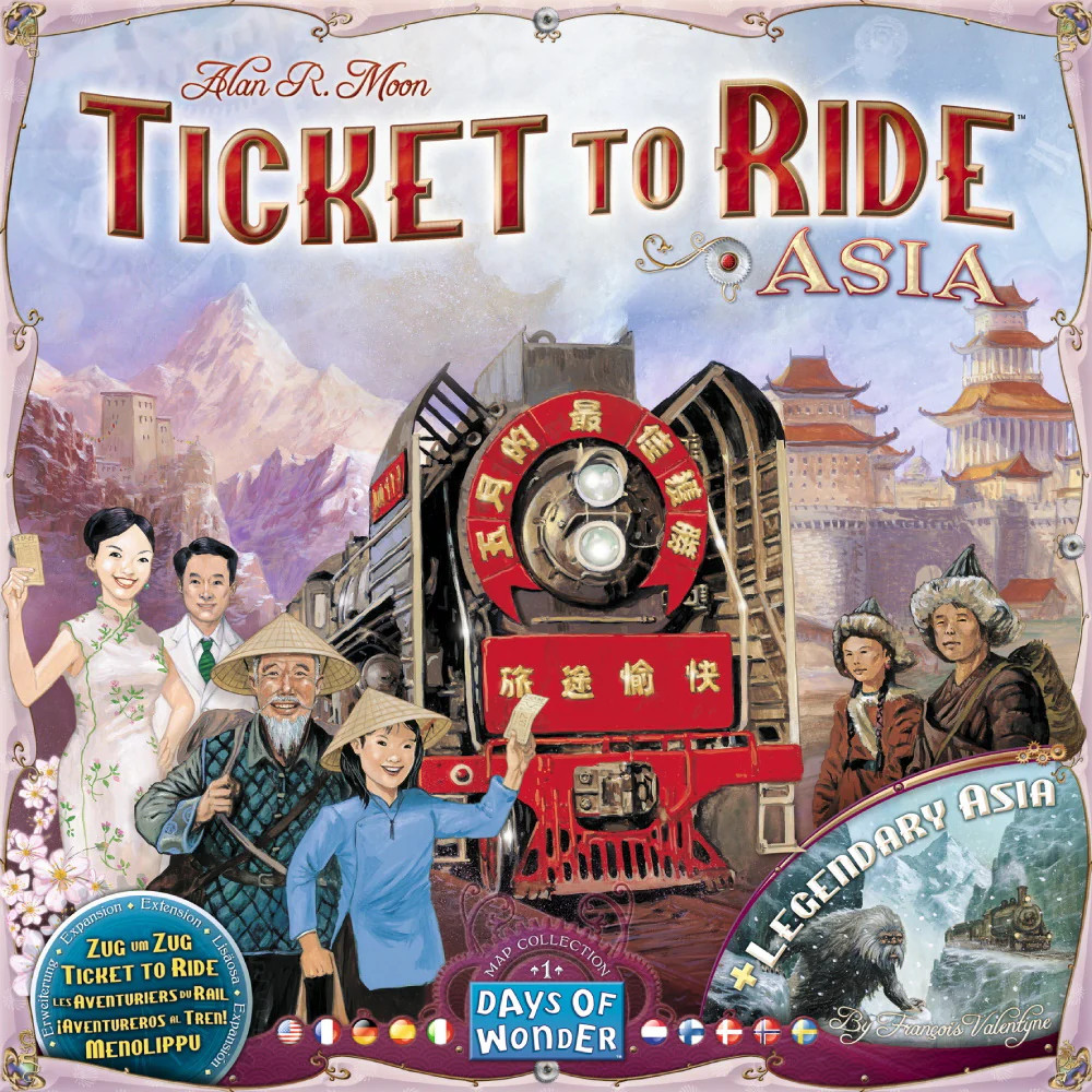 Ticket to Ride: Asia [Board Game, 2-6 Players] 885235574676| eBay