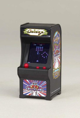 Alpha Satellite Tiny Arcade Galaga Palm Sized Nostalgic 1/18 Scale 9Cm