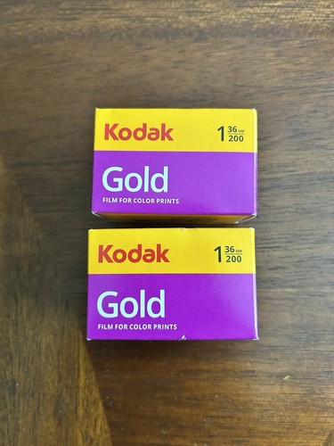 LOT Kodak Gold 200 35mm Color Film Exp. 8/2025 Cold Stored