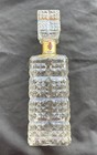 RARE VINTAGE THATCHER GLASS WHISKEY DECANTER WITH CORK STOPPER  4 ROSES PLCB TAG — photo 2
