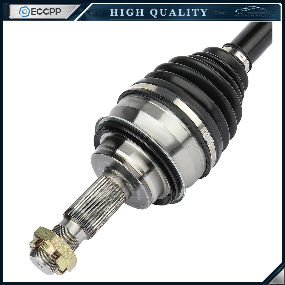 Front CV Axle+Brake Rotors+Wheel Bearing Hub For Toyota Tacoma 2005-2020 - Image 3 of 4