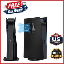 Disc Edition PS5 Faceplate Shell with Anti-Scratch Cooling Vents Black
