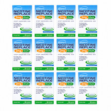 12x Galpharm Nicotine Replace Gum 2mg Peppermint Flavour 36 Pieces exp 09/2026