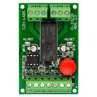 ELECTRONICS-SALON Panel Mount Momentary-Switch/Pulse-Signal Control Latching...