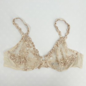 MALIZIA BY LA PERLA Womens Bundle Lot (2) Sheer Floral Embroidered Lace Bra 4