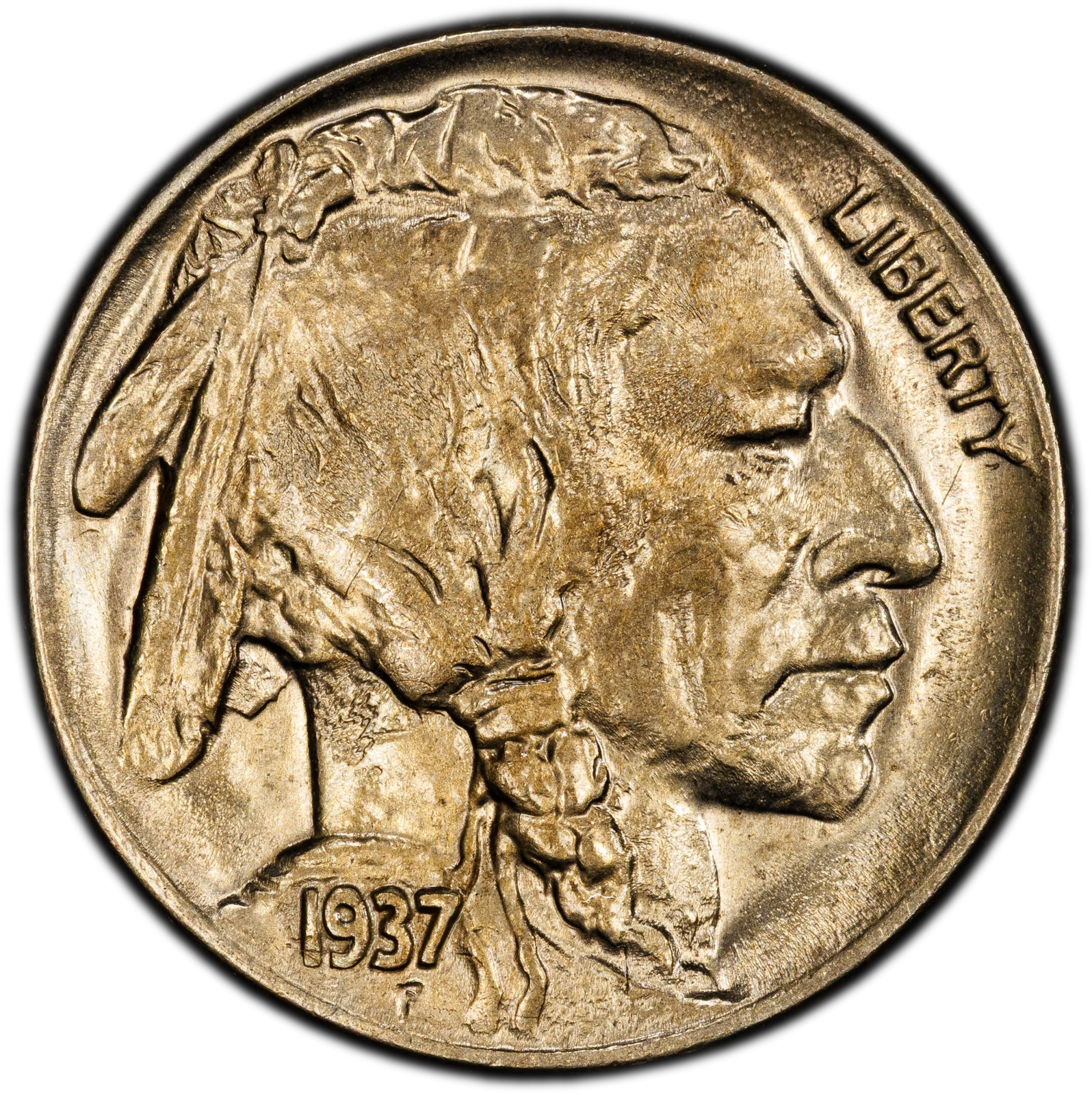 1937-D 5C 3 Legs Buffalo Nickel PCGS MS64