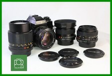 MINOLTA X-700 body and MD lens set: 28mm F3.5, 50mm F1.4, 50mm F1.7, 135mm F2.8.