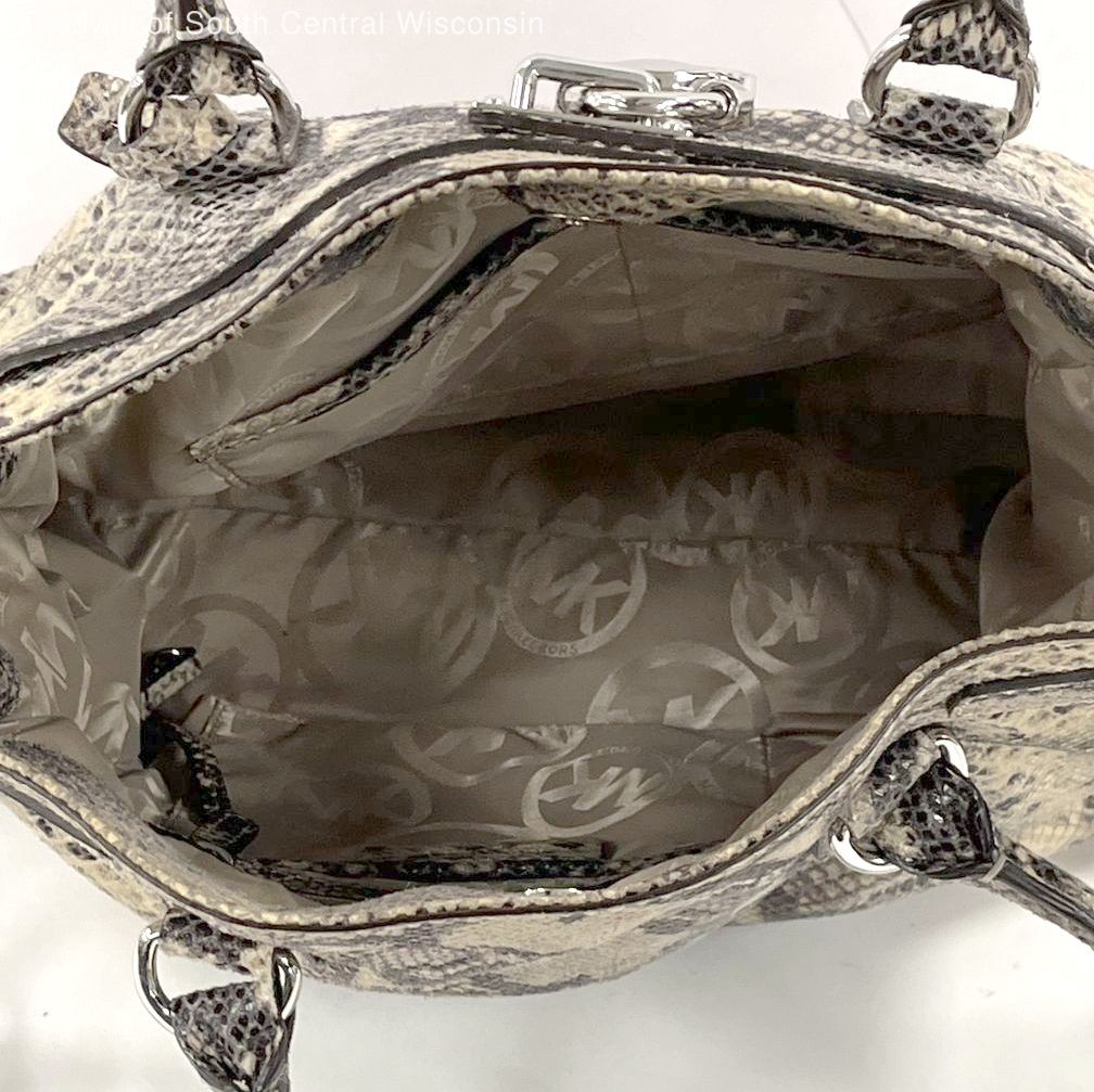 Michael Kors Hamilton Python-Embossed Leather Sho… - image 4