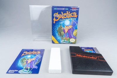Solstice: The Quest for the Staff of Demnos Nintendo NES CIB OVP NTSC-U/C USA +