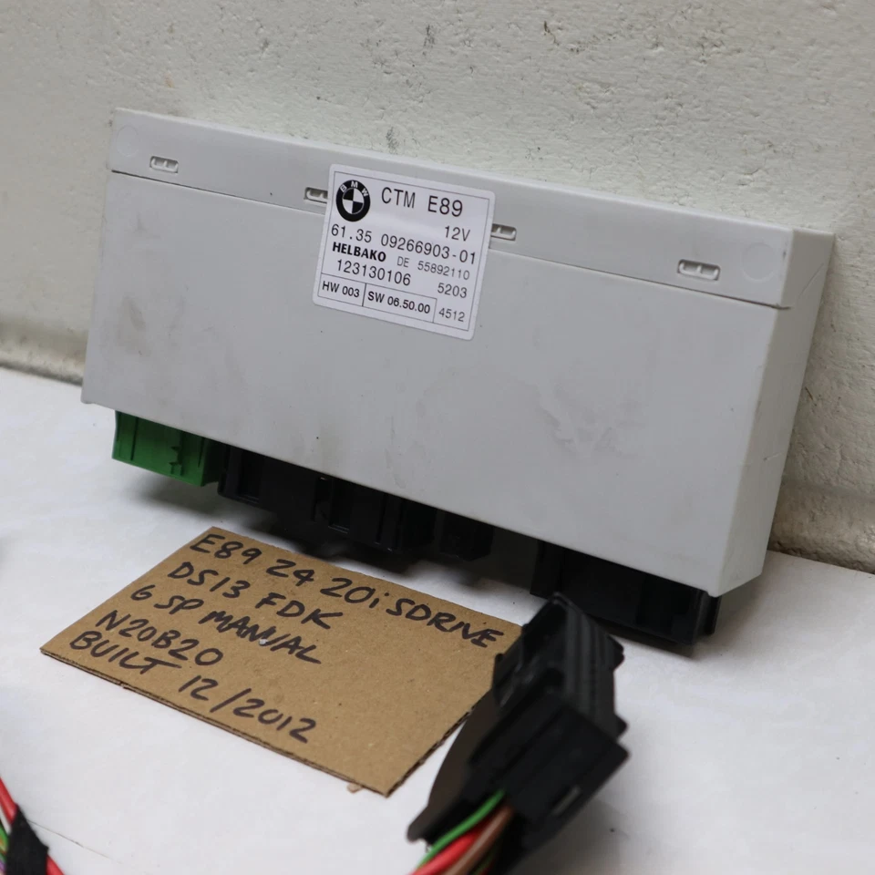 Modulo superiore convertibile BMW Z4 E89 2012 Roadster Cabrio CTM 9266903 - Immagine 4 di 4