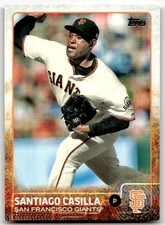 2015 Topps #159 Santiago Casilla San Francisco Giants Baseball