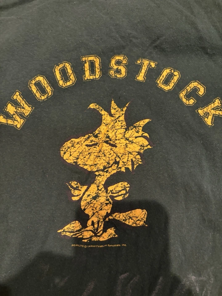 vintage t shirt Woodstock 1990s Peanuts Snoopy Y2k 90s - Image 2 of 4