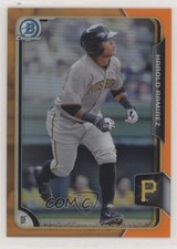2015 Bowman Chrome Prospects Orange Refractor 22/25 Harold Ramirez #BCP35 4pn
