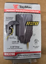 Taymac Mx3200 1 -Gang Vertical Weatherproof Cover Aluminum NEW & SEALED