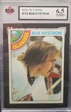 78-79 Topps Bob Nystrom KSA 6.5 🚨🚨🚨 New York Islanders 