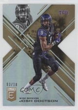 2017 Panini Elite Draft Picks Status Gold Die-Cut 3/10 Josh Doctson #55 3n1