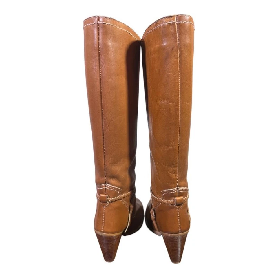 Vintage Zodiac Knee High Western Cowboy Boot Women size 7 - Image 4 of 4