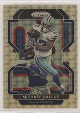 2021 Panini Prizm Gold Vinyl Prizm 1/5 Michael Gallup #240 0t9m