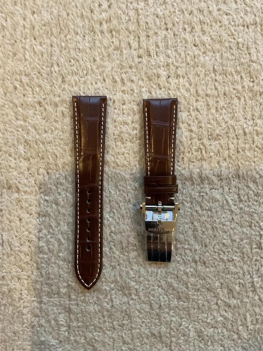Breitling Crocodile Strap for sale - eBay