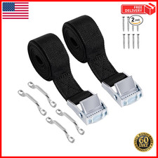1" x 4ft Battery Tie Down Straps for BoatsBattery Hold Down with Cam BuckleSt...