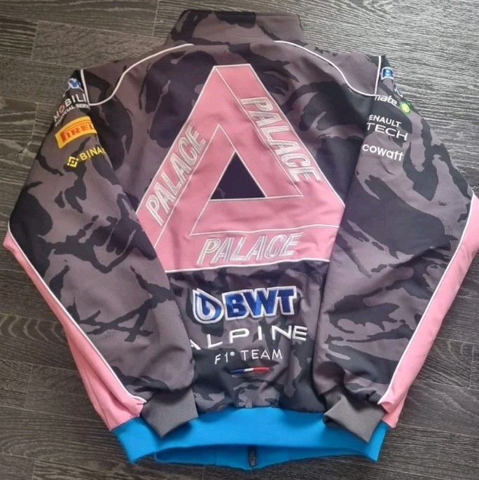 Palace x Kappa For Alpine Racing Pit Jacket Night Desert Camo Size