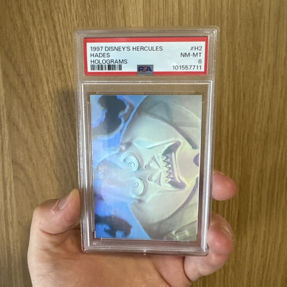 1997 Skybox - Disney's Hercules - Hologram Hades #2 - PSA 8 - Pop 1 - Image 4 of 4