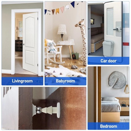 Floor Suction Stopper Magnetic Door Stopper Door Protector for Home Use - Picture 3 of 29