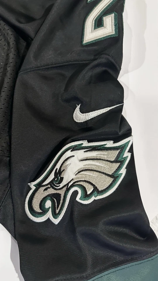 Camiseta negra para adultos Nike On Field Philadelphia Eagles LeSean McCoy # 25 talla 40 Foto 3 de 4