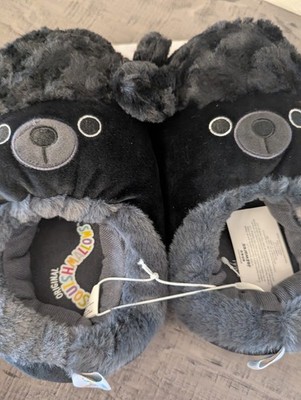 Squishmallow  Kids Black Slippers New with Tags Size 4/5