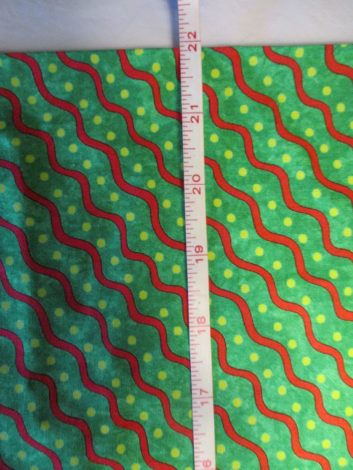 Ho Ho Ho Fabric by Deb Strain for Moda 100% Cotton BTHY Green Red Stripe