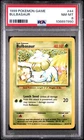 1999 POKEMON BASE SET UNLIMITED #44 BULBASAUR PSA 8