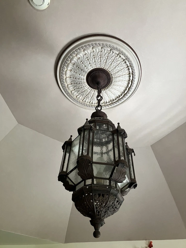 Moroccan Style Handmade Glass Grand Chandelier - Image 2 of 4