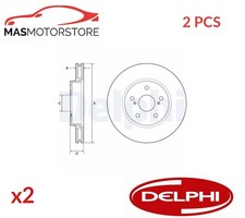 BREMSSCHEIBEN SATZ PAAR VORNE DELPHI BG4952C 2PCS I NEU OE QUALITÄT