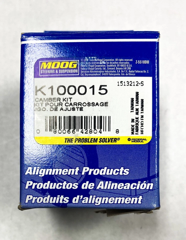 Kit de inclinación/puntera de alineación Moog K100015 Chevy GMC Pontiac Saturn Suzuki varios Foto 3 de 3