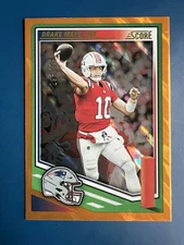 2025 Score Drake Maye Lava /799 New England Patriots Football