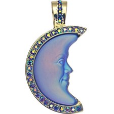 Colgante plegable Kirks Folly Glass Seaview sombra de luna tono dorado/tanzanita ab