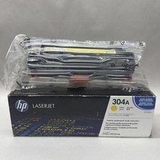 New Genuine HP 304A Yellow Printer Toner Cartridge - CC532A CP2025 LaserJet
