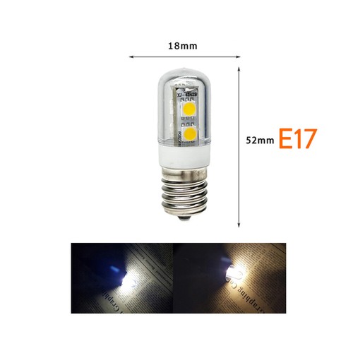 1X 10X LED Corn Light Bulbs 220V E14 5050 Smd E12 E17 Machine Fridge 1W Led Lamp - Picture 19 of 19