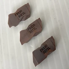 Top Notch Grooving Insert 3072L PR 930 New no Box Lot of 3 Pieces 