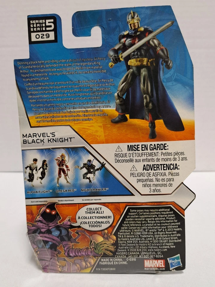 Экшн-фигурка Hasbro Marvel Universe BLACK KNIGHT 3,75 дюйма Infinite серия 5 #029 - Изображение 2 из 4