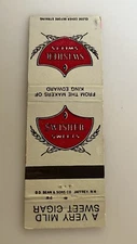 Vtg Matchcover Swisher Sweets Cigar