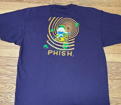 Vtg 90s 1998 Phish Fall Tour Jam Band Psychedelic Space T-Shirt