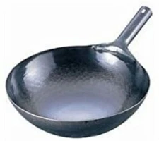 Yamada Kogyo Iron One-Handed Wok  Plate Thickness 1.6mm  39cm ATY9239