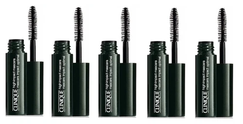 Lot of 5 Clinique High Impact Optimal Mascara 01 Black 0.14 oz/3.5ml Each NWOB - Picture 1 of 1