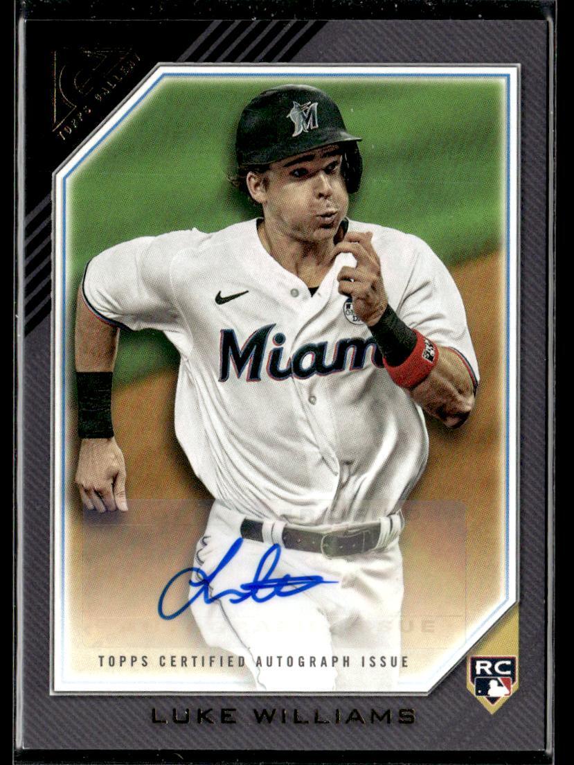 2022 Topps Gallery Luke Williams Rookies Autographs JC