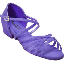 Ultimate Swinger Dance Shoe - Purple Microsuede