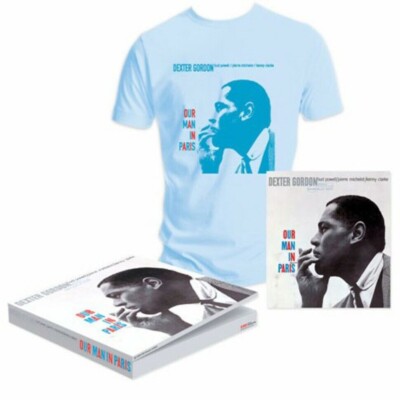 DEXTER GORDON, Our Man In Paris Blue Note OFFICIAL COLLECTORS VINYL LP + T SHIRT